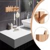 Piano Coat Rack Decorative  Hook Natural Wood Entryway Wall Art Hanger for Bags Hats Umbrellas Clothes Organizer Home Decor