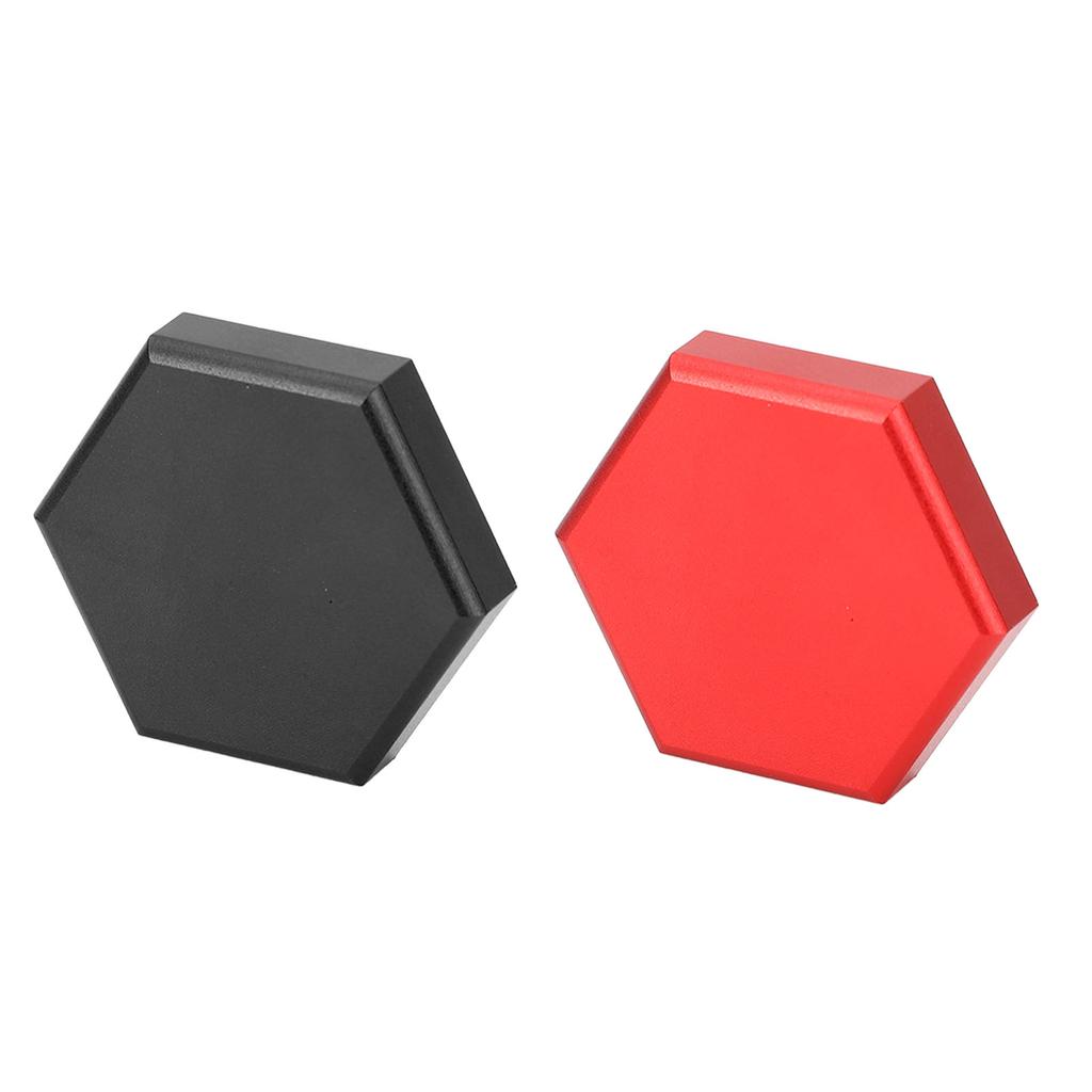 Billiard Chalk Case Magnetic Hexagonal Aluminum Single Section Pool Cue Chalk Box for Hexagonal Roun