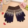 New Touch Screen Gloves Are Piled and Thickened, Winter Jacquard Warm Gloves, Men's and Women's Gloves.