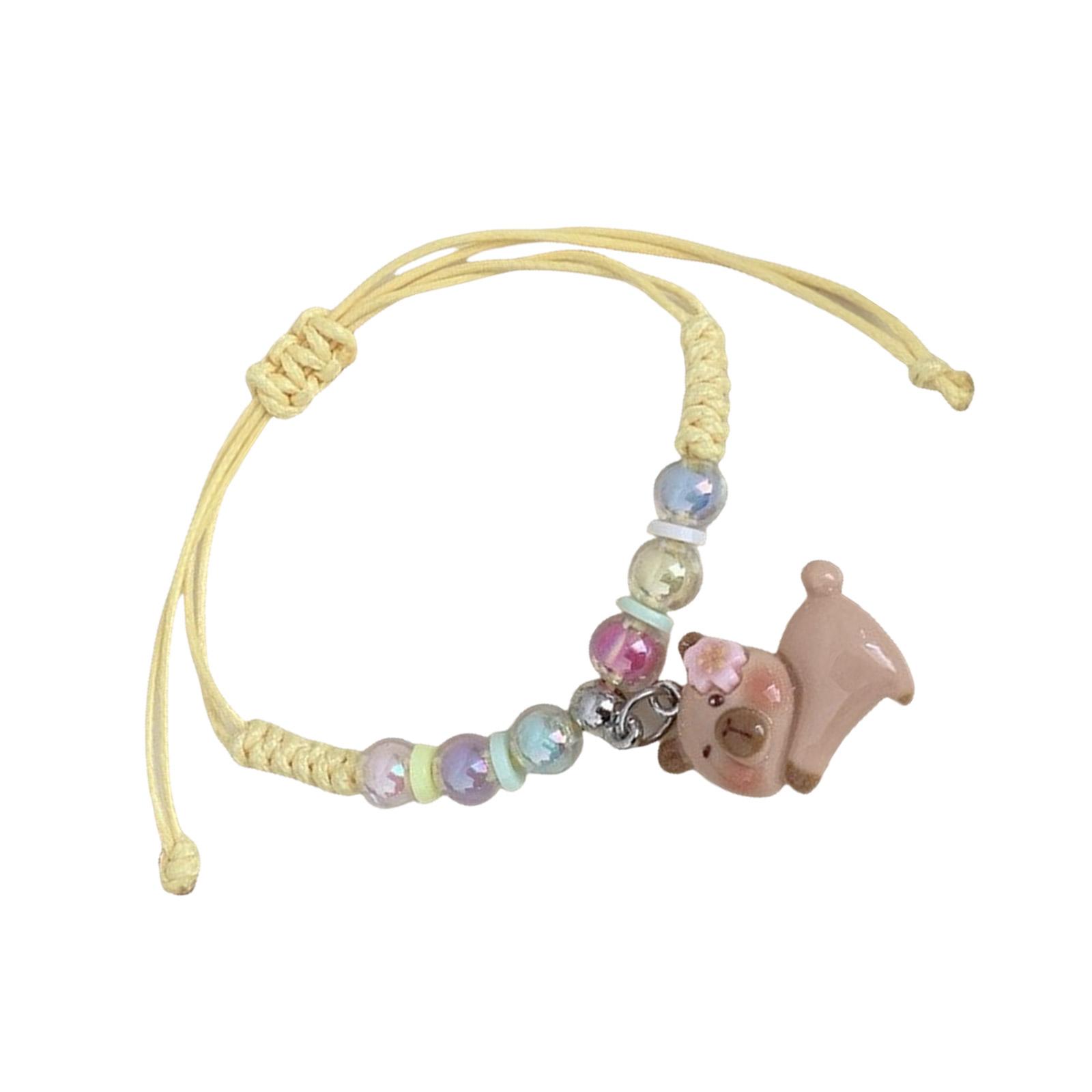 

Милый браслет в цвете макарон для детей, регулируемой длины, из мягких материалов, для вечеринок 6