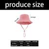 Large Brims Fisherman Hat Sun Protection Floppy Bucket Hat For Outdoor Activity Summer Beach Essential Women Headpiece