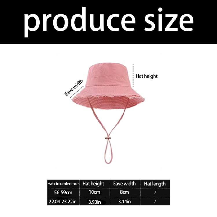 Large Brims Fisherman Hat Sun Protection Floppy Bucket Hat For Outdoor Activity Summer Beach Essential Women Headpiece