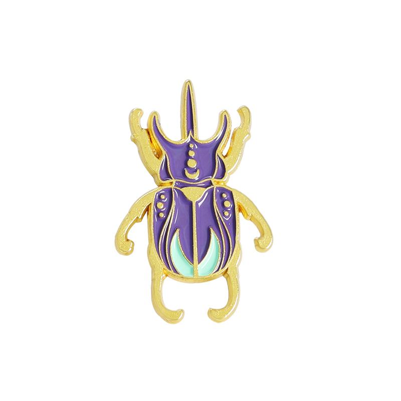 Floral Insects Enamel Pins Custom Nature Moth Cicada Scorpion Brooches Lapel Badges Funny Jewelry Gift for Kids Friends