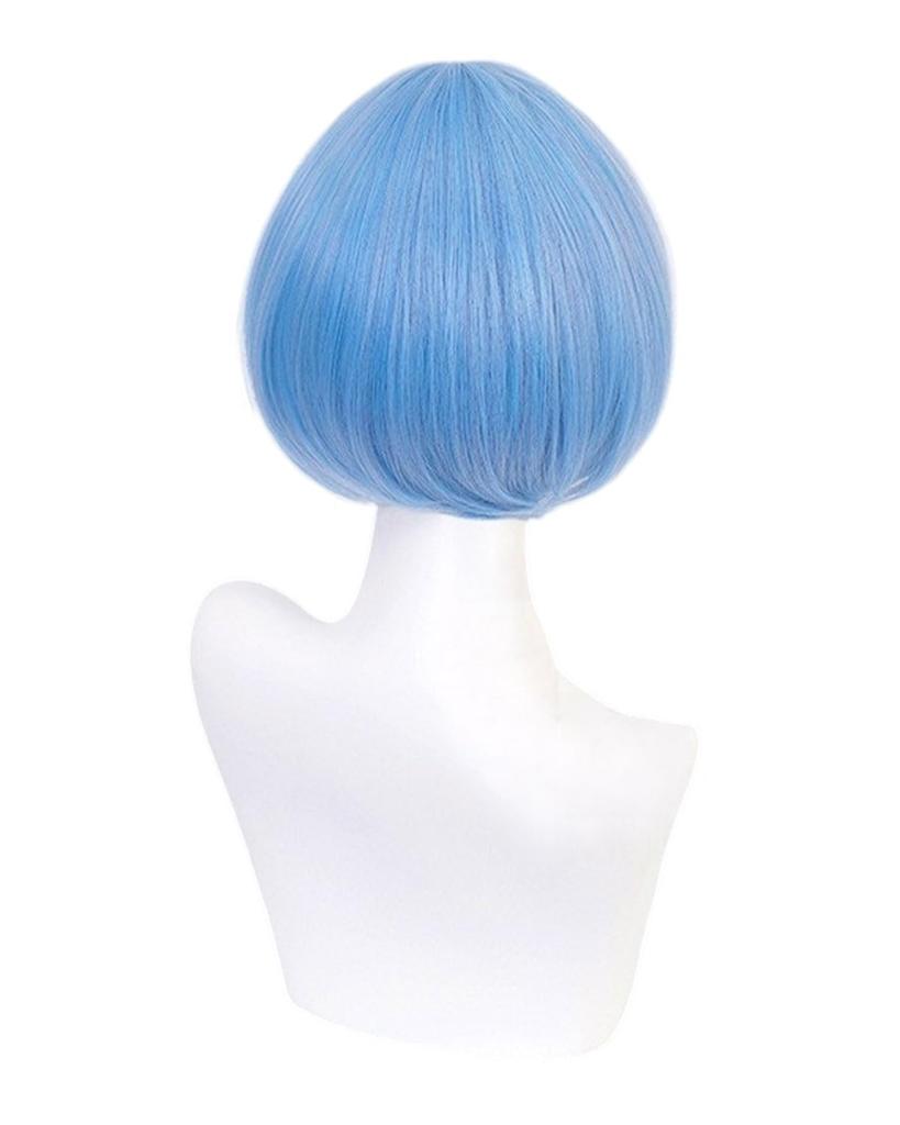 Rem Light Blue Short Anime Perfect for and Includes a Dedicated Wig High-quality Wig, Hair, Style, Heat-resistant, Parties, Events, Costumes. Net.