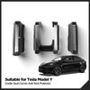 For Tesla Model Y 2024-2025 Under Seat Corner Anti-kick Protector Rear Seat Slide Rails Guard Kit Car Interior Accessories