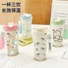 Cartoon Thermos Cup, New Men's and Women's High-value Large-capacity Ceramic Stainless Steel, Compact Going Out, Portable Coffee Cup