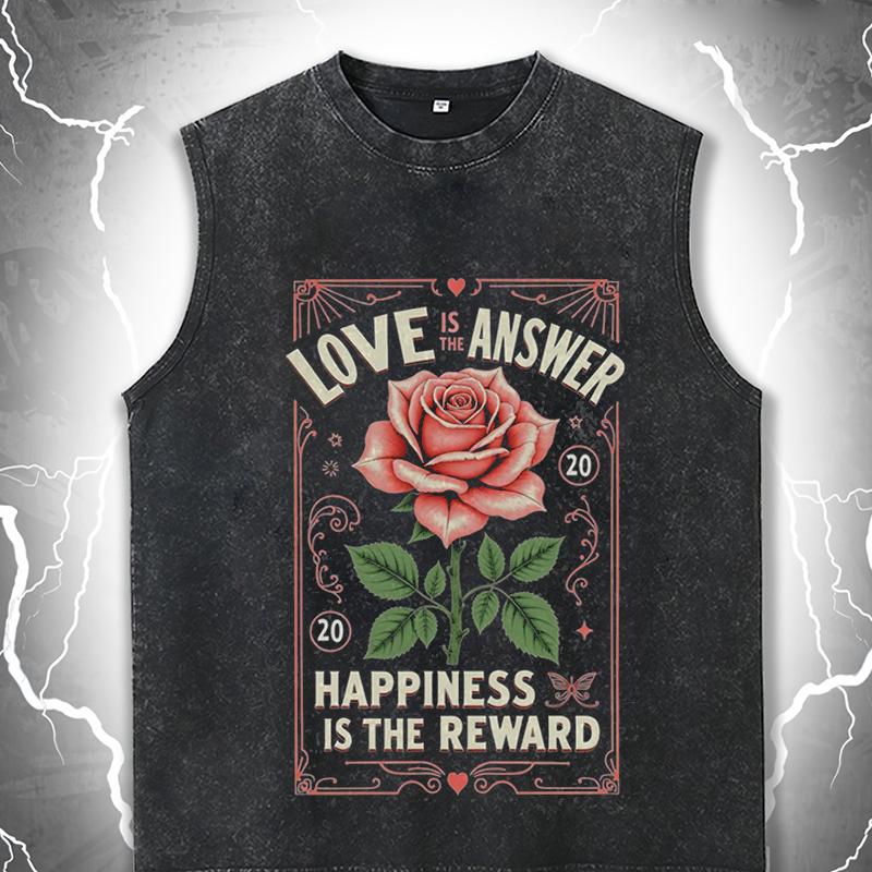 

Мужской жилет Винтажная майка с варкой роза Принт черепа Графическая футболка Оверсайз Без рукавов Женская одежда для спортзала Y2k 3XL
