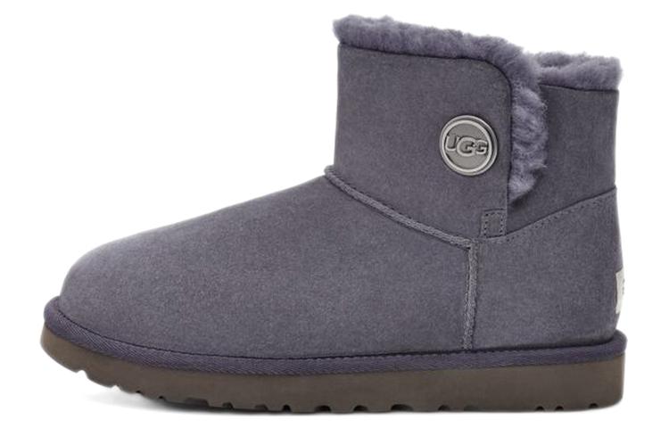 UGG Mini Bailey Snaps Purple Grey Women s 1127352-GRST 36