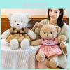 Classic Plush Bear Toy With Removable Clothing For Kids And Collectors