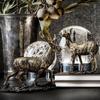 Retro Golden Deer Statue Desk Decoration Creative Crafts Deer Ornaments Artwork Animal Resin Sculpture Room Aesthetic Decor