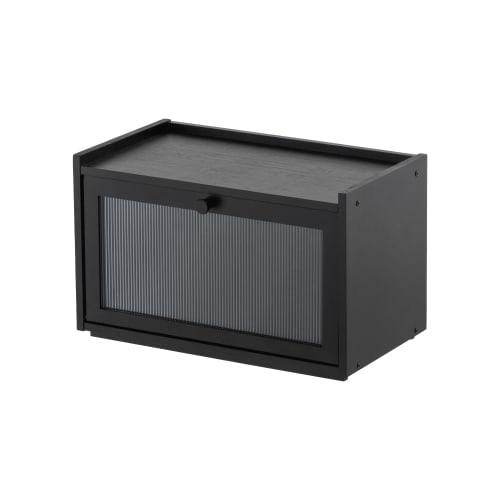 

Takeda Corporation 42 x 27 x 26 cm Bread Storage Box, Black, 1 Tier, LN-H-BC1BK
