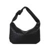 Internet celebrity retro simple bag women 2025 new fashion casual oblique span woven bag shoulder armpit small square bag