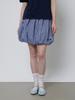 Luvm Balloon Mini Skirt_Checked Fabric