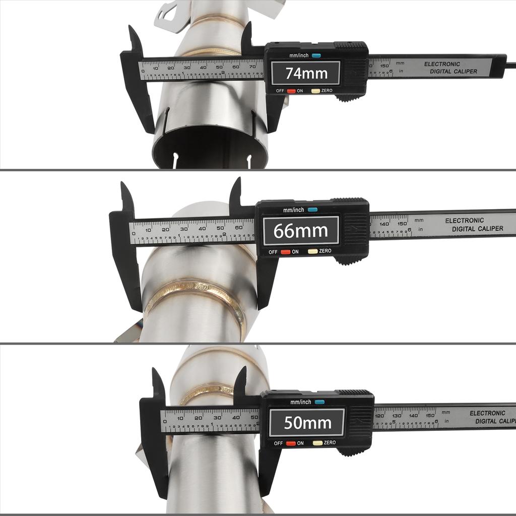 For Kawasaki Z 900 Z900 Z900e 2017-2025 2020 Motorcycle Steel Eliminator Exhaust Muffler Mid Link Pipe Kit