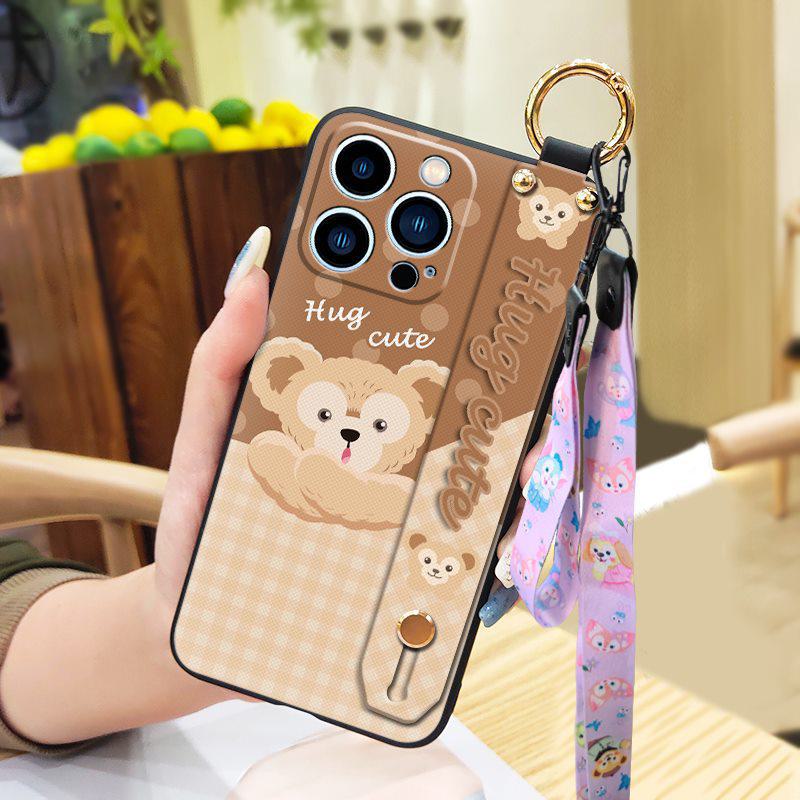 Stella Lou Cartoon-Softshell-Handyhülle für Samsung, iPhone, OPPO, Xiaomi, Vivo mit Umhängeband