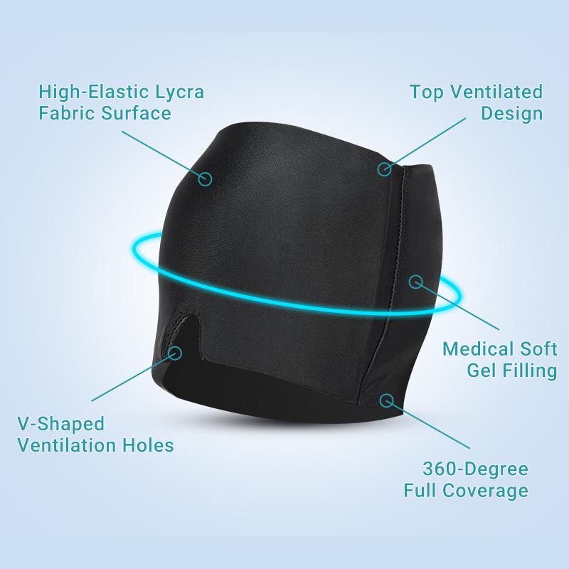 Xiaomi Gel Hot Cold Therapy Headache Migraine Eye Mask For Chemo Sinus Neck Wearable Therapy Wrap Stress Pressure Pain Relief Massage