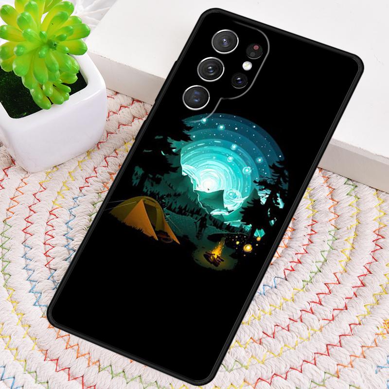 Nature Camping Art Silicone Phone Case For Samsung Galaxy Note 10 Pro S26 S25 S24 S23 S22 S21 Plus S25Ultra Capa Cover