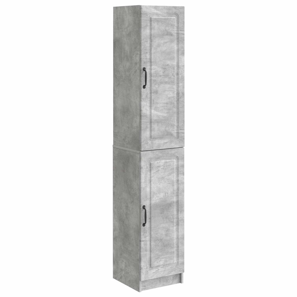 Cabinet Set 2 pcs Concrete Grey Particleboard