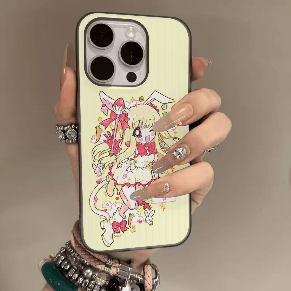 Tokyo Mew Mew Anime Phone Case For IPhone 16 15 17 Pro 11 12 13 14 Pro Max Plus Soft Ripple Silicone Cover Shell
