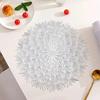 Placemat Elegant Tablemats Dandelion Flower Shape Placemats PVC Place Mats For Kitchen Dining Table Holiday Party