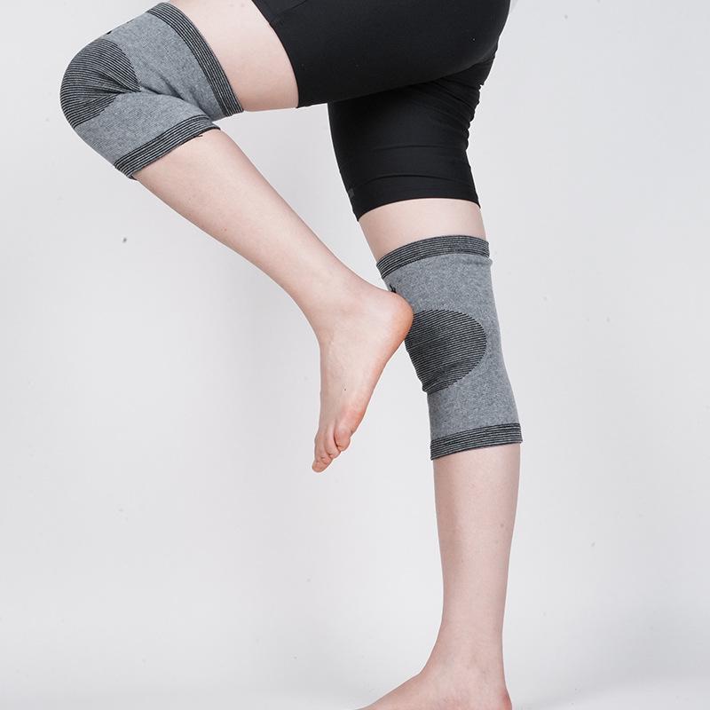 Women's Bamboo Charcoal Knee Pads - Summer Cooling for Mountaineering, Fitness, Running, Cycling - Shock Absorbing Sports Protective Gear