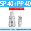 C-Type Self-Locking Air Compressor Quick Connect Hose & Pneumatic Air Gun Connector (SP20/30/40)
