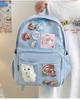 Schoolbag student female new large-capacity two-dimensional versatile backpack commuter baby bag transparent schoolbag backpack pain bag