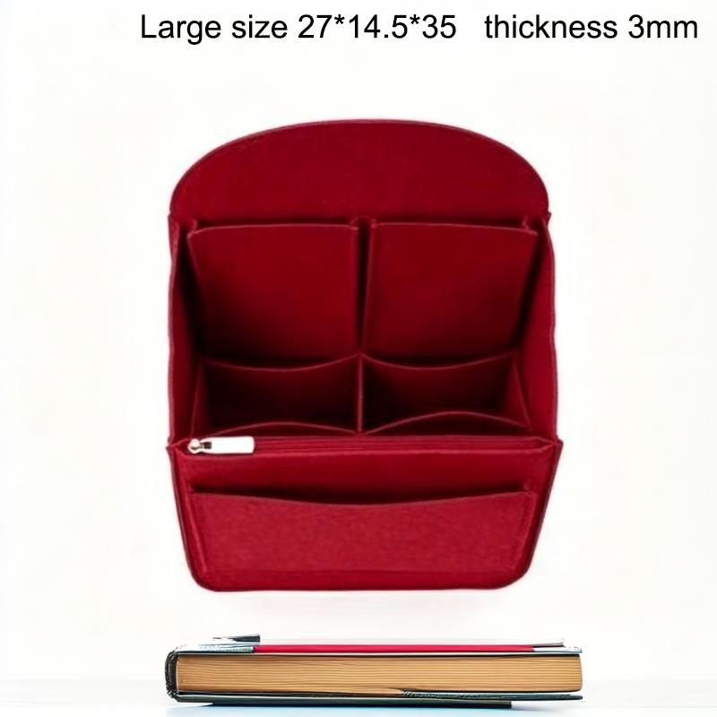 Insert Organisateur de Sac à Dos en Feutre Sac à Compartiments Multiples Doublure Sac dans Sac Grande Capacité Léger Séparateur Pour Voyage École Rangement