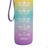 0.26 Gallon Drinking Water Bottle with Motivational Time Marker for Hiking, Cycling, Biking,
