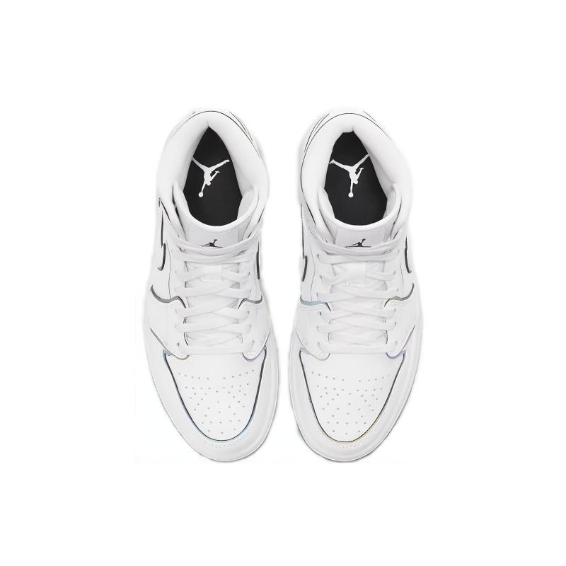 Jordan 1 Mid Iridescent Reflective White Women's Jordan CK6587-100