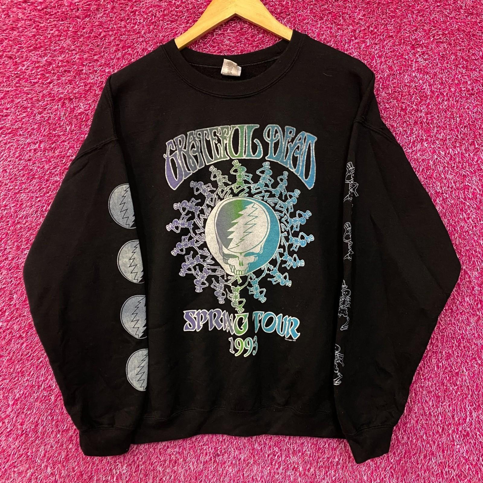 Свитшот с круглым вырезом Grateful Dead, психоделический рок, весенний тур XL