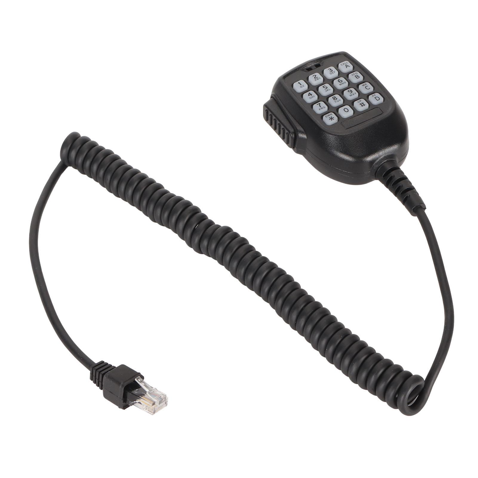 

2-сторонний радиомикрофон, универсальный портативный микрофон для рации с кнопкой для KENWOOD