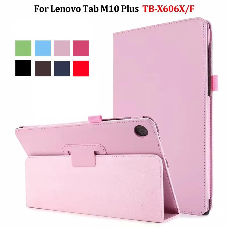 Tablet Funda For Tab M10 Plus Case 10.3 Inch TB X606F X606X Flip Cover Stand Shell For Tab M10 FHD Plus Case Coque