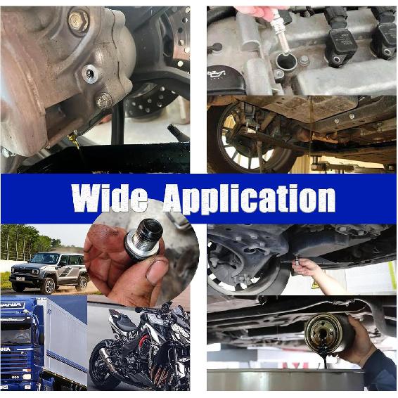 580PCS Crush Washer Oil Drain Plug,18 Sizes Aluminum Oil Drain Plug Gasket Assortment,Automotive Engine Crush Washers (M6 M8 M10 M12 M14 M16 M18 M20