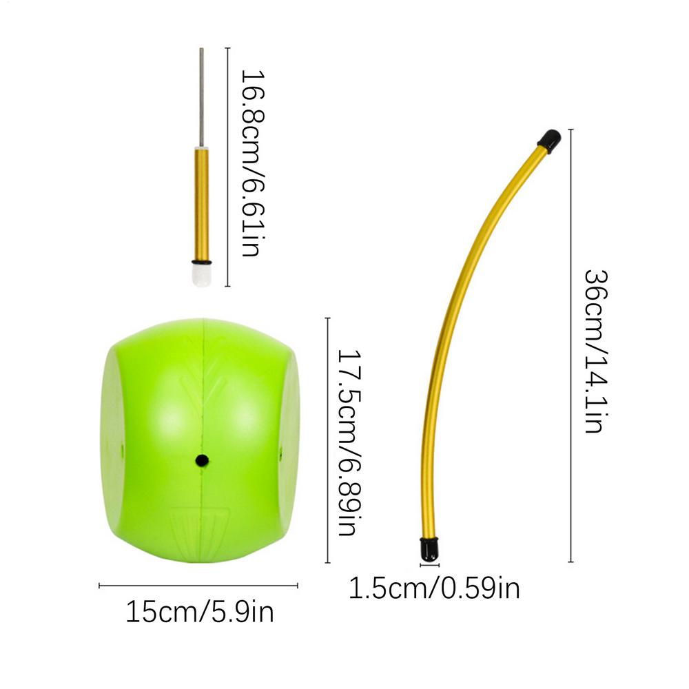 

Golf Swing Arm Corrector Golf Swing Trainer Beginner Golf Corrective Action Swing Training Aids Golf Connect Ball Golf зелений