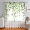 1PC Wildflowers Curtain Home Decoration Spring Floating Window Curtain Suitable for Kitchen, Coffee Shop, Living Room,