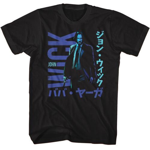 John Wick Japanese Characters T-ShirtBlack Unisex T-Shirt S