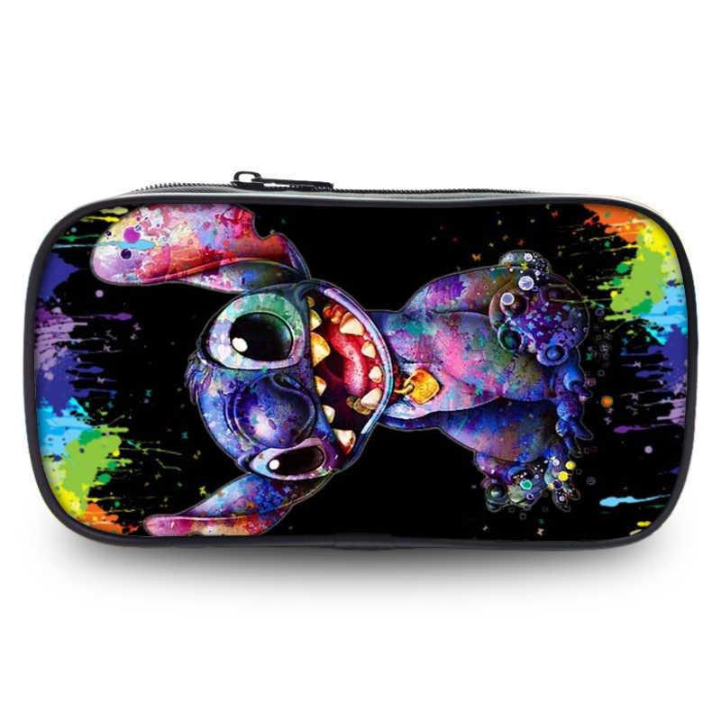 Adorable Stitch Student Single Layer Pencil Case Cute Cartoon Stationery Storage Bag
