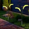 Solar Powered Solar Powered Light LED Light Fiber Optic Dog Tail Grass Lamp Waterproof Ground Plug Outdoor Light Country House