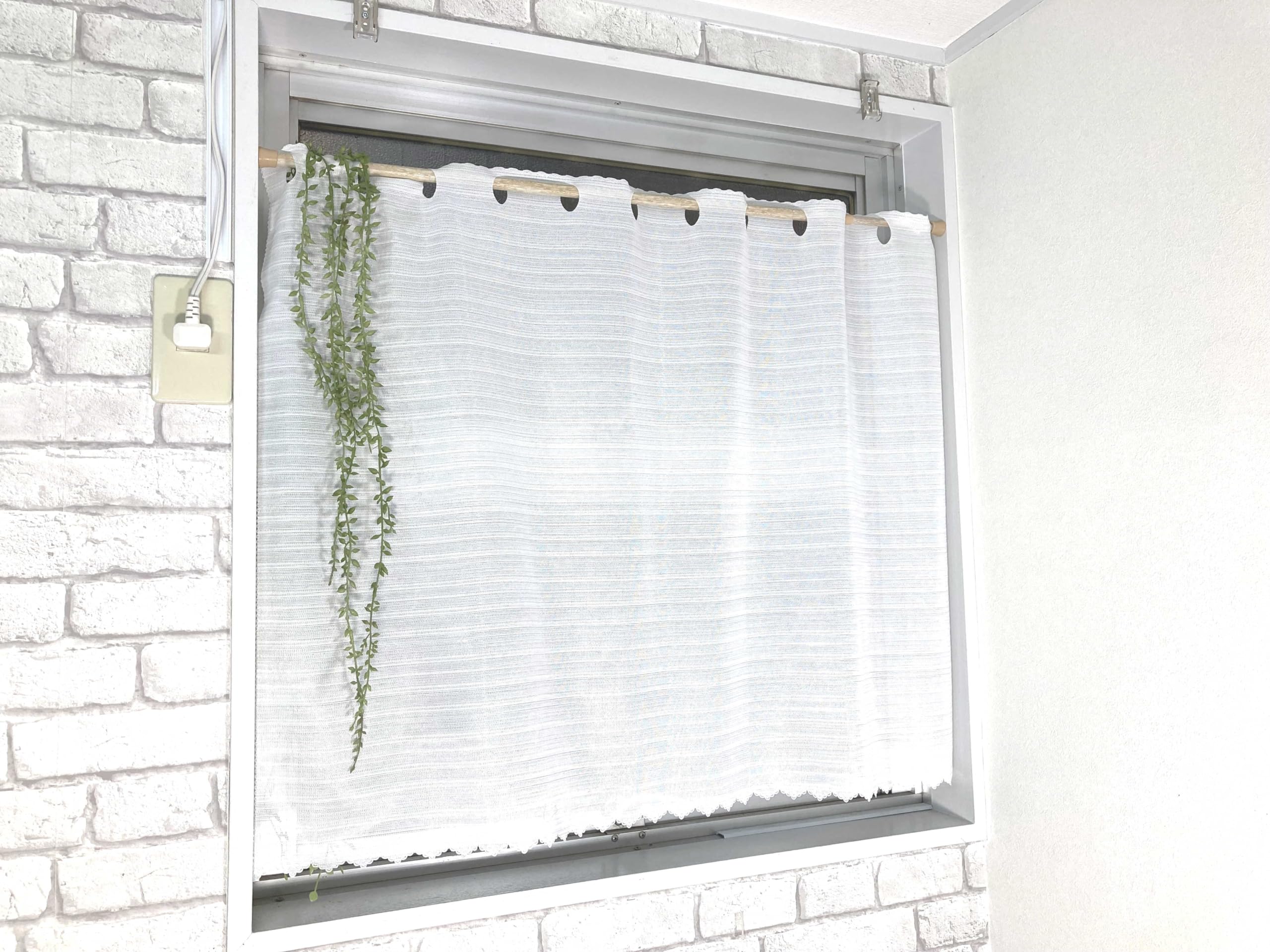 

Зеркало Cafe Flame с УФ-защитой для маленького окна шириной 190 см x длиной 90 см, огнезащитная кружевная кайма 372 [clothshop] Занавеска, Огнезащитная, Изолирующая, Прозрачная, Кружево, Окна,