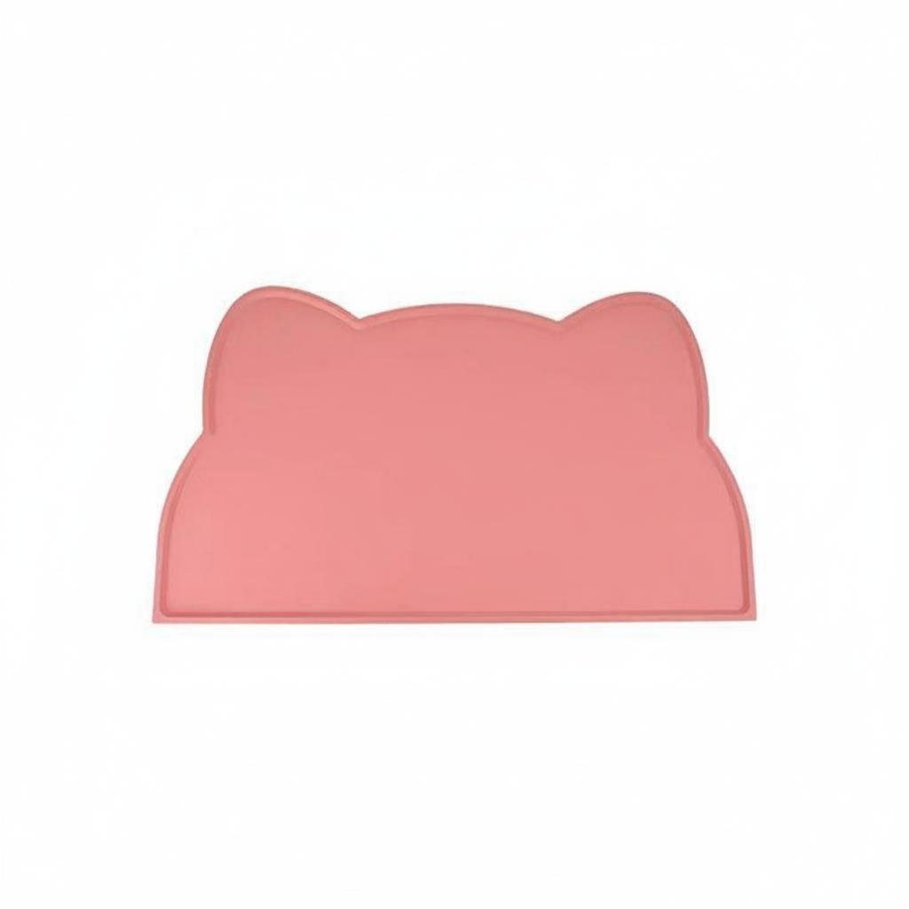 Waterproof Pet Bowl Mat Easy to Clean Non-Slip Cat Feeding Mat Cat Head Placemat Long-Lasting Dog Food Floor Protector Flexible