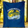 1pc Football Team (22) Theme Blanket - Digital Print, Polyester, Cozy for All Seasons, Perfect for Outdoor, Camping, and Travel
