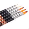 5x Nail Art Brushes Point Drill Drawing Painting Tools Liner Brush Manicure