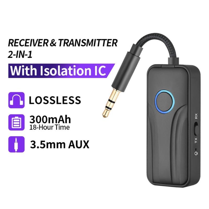 3.5mm Bluetooth-compatible 6 0 Receiver & Transmitter For Wireless Mouse Keyboard Headsets Devices Easy To Carry