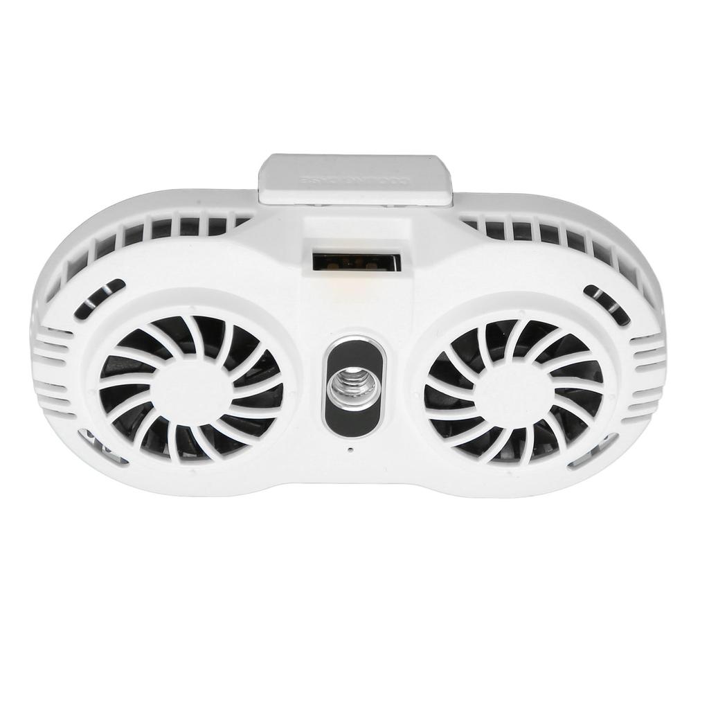 Cell Phone Cooler Semiconductor Cooling Silent Phone with Dual Fan Fast Cooling for Gaming Livestreaming