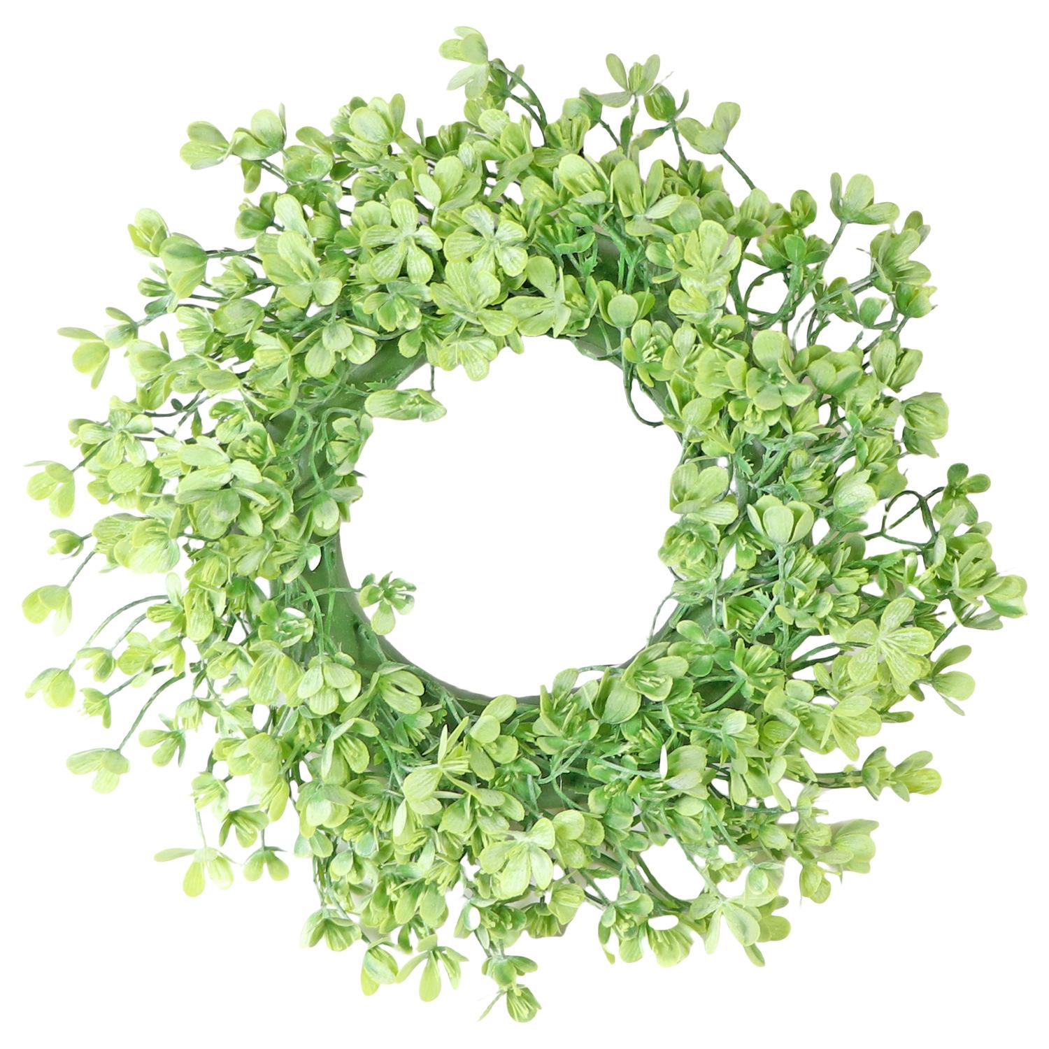 

Простой декор двери в скандинавском стиле, венок из эвкалипта, искусственный цветок, имитация венка, особое украшение для праздничной вечеринки зелёный