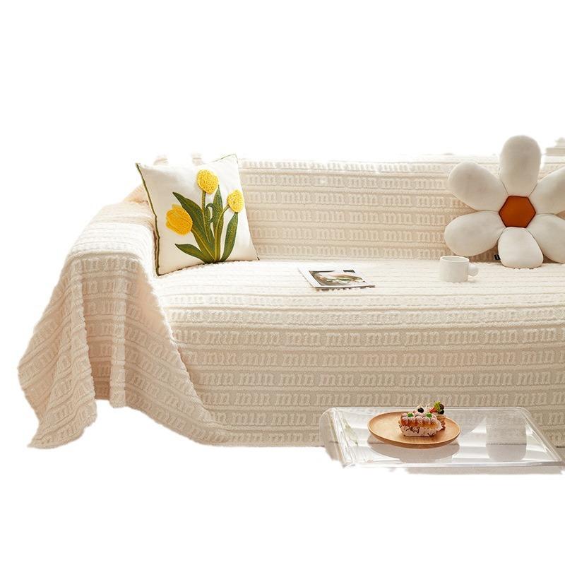 Nordic Minimalist Style Sofa Towel Full Cover Cloth Four Seasons Universal Non-Slip All-Inclusive Sofa Cover Universal Cover Thickened