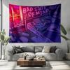 VIKAMA Retro Anime Girl Tapestry Decadent and Laidback Style Wall Hanging Cloth for Bedroom Dormitory Living Room Decoration