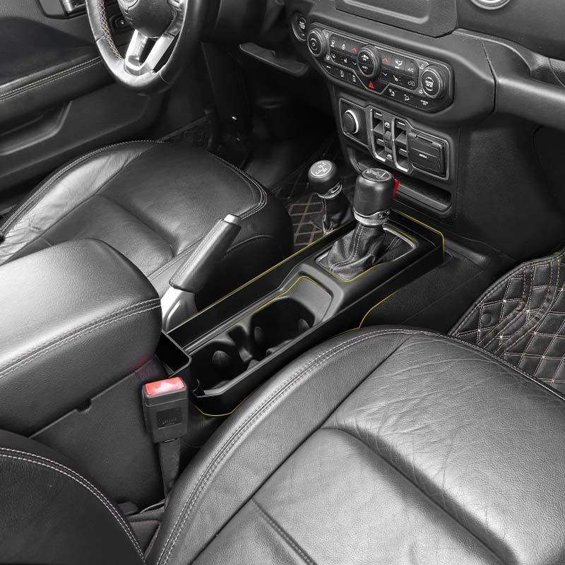 Car Gear Storage Box Organizer Container For Jeep Wrangler JL For JT Gladiator 2018 Up Interior Stowing Tidying Accessories