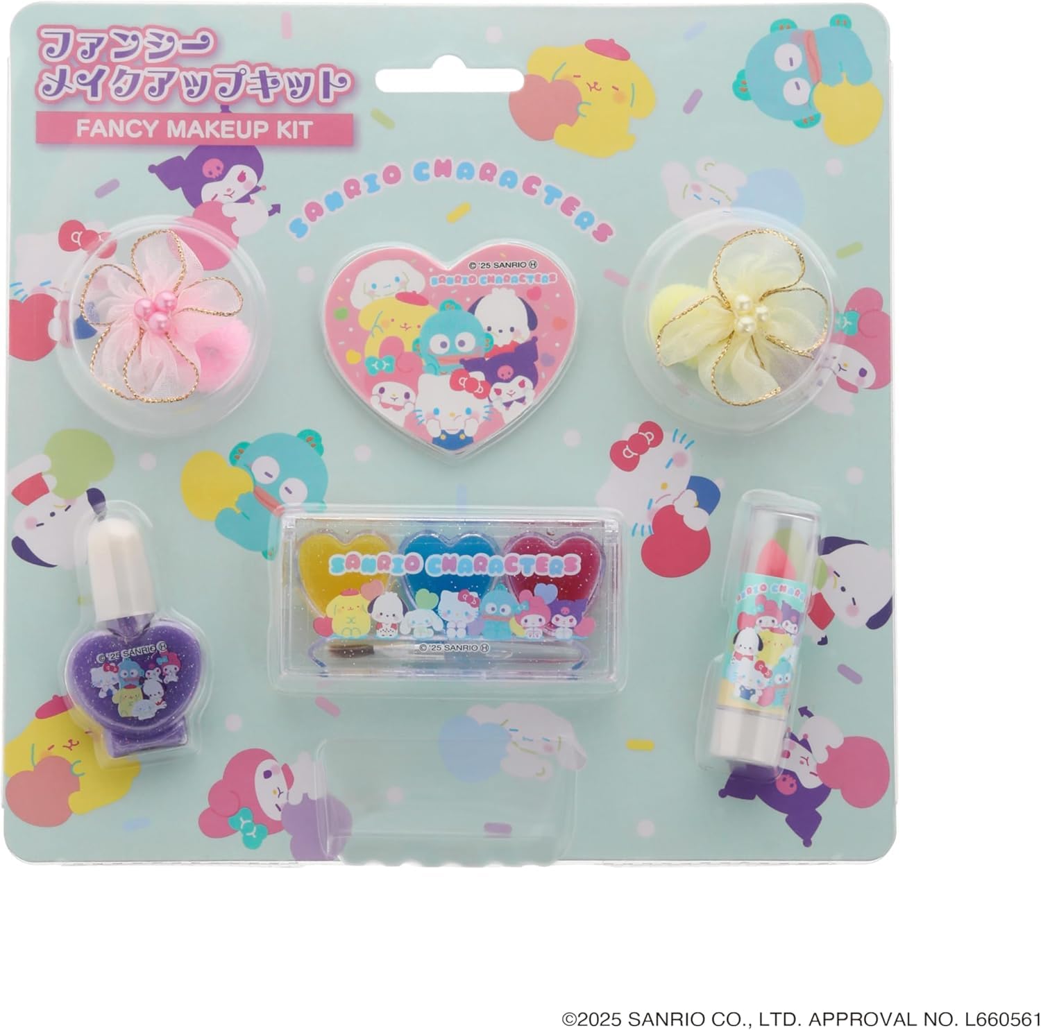 

Race Sanrio Characters Fancy Makeup Punikyukyu Ages 250713 Kit, Mint, 6+, Cosmetics, Accessories,